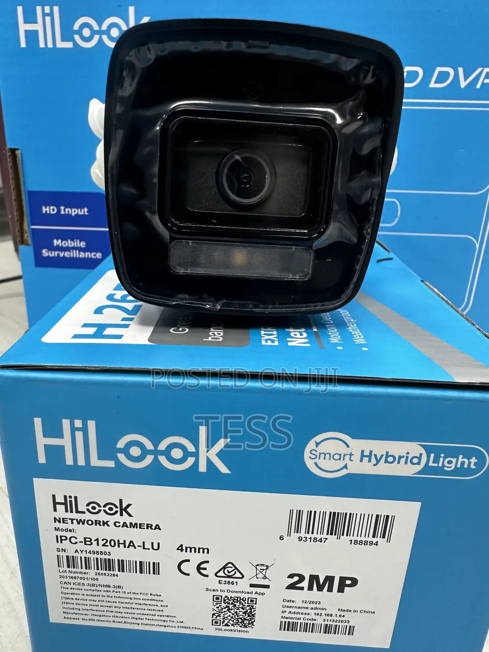 Hikvision/Hilook 1080P (2MP) IP CAMERA Full Color Audio