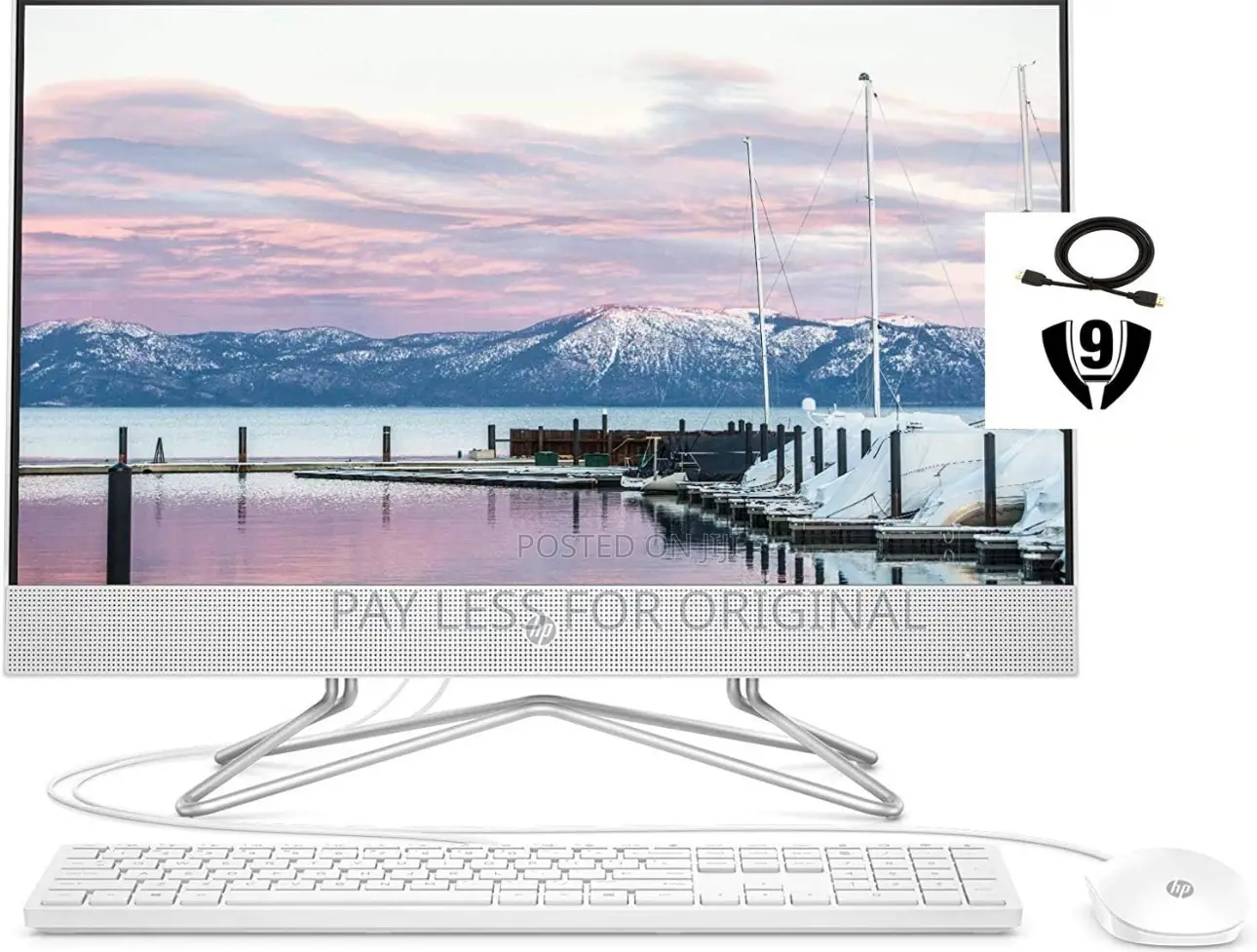 New Desktop Computer HP AiO 24 8GB Intel Core I5 SSD 256GB