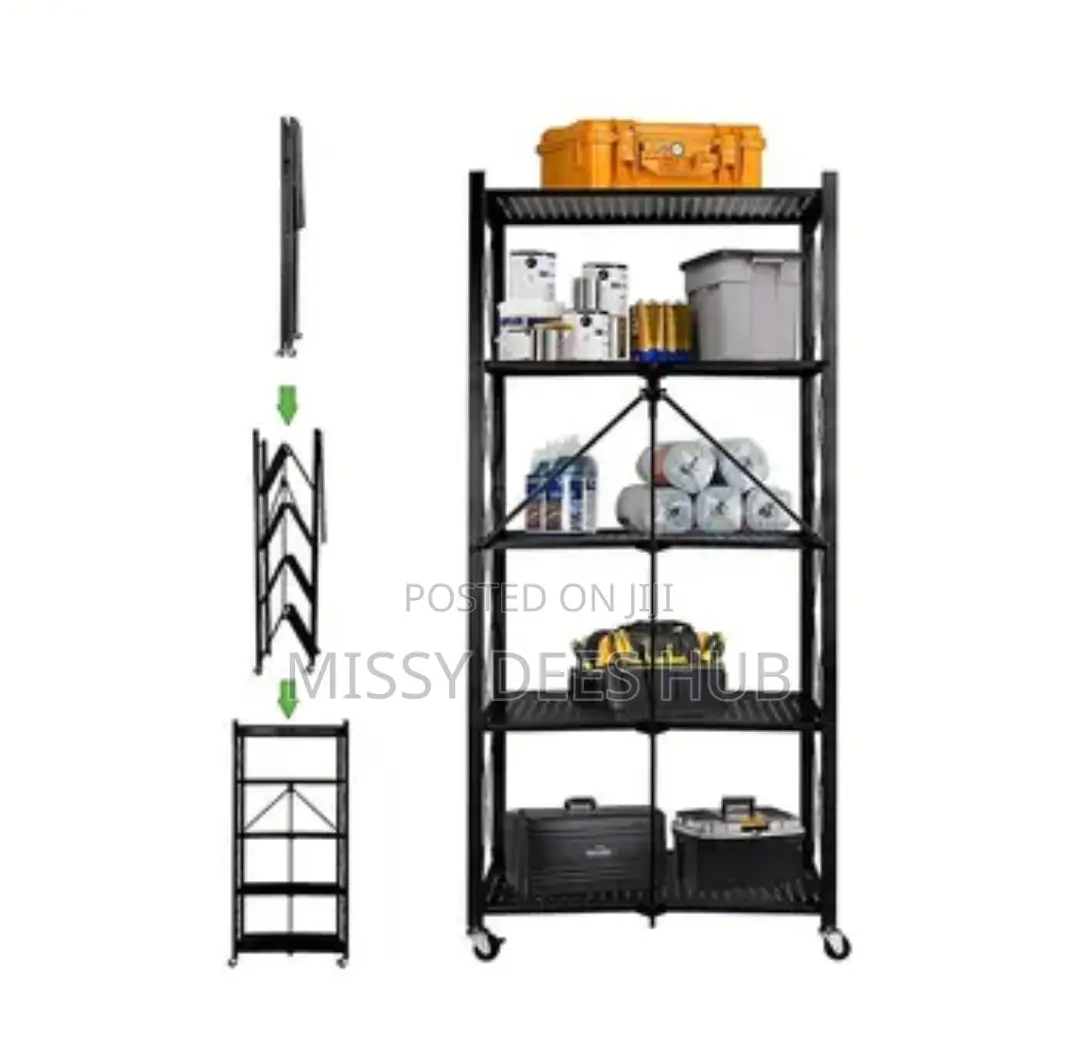 5 Tier Foldable Storage Rack.