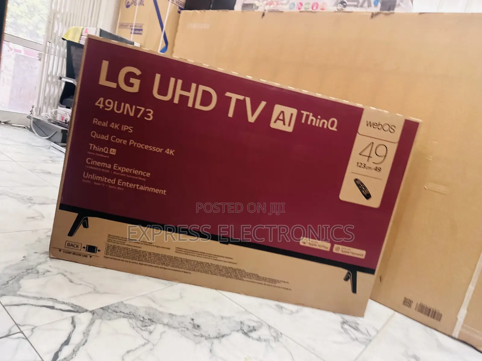 Text Us for Your UHD Smart LG 49”UN7340 Tv 