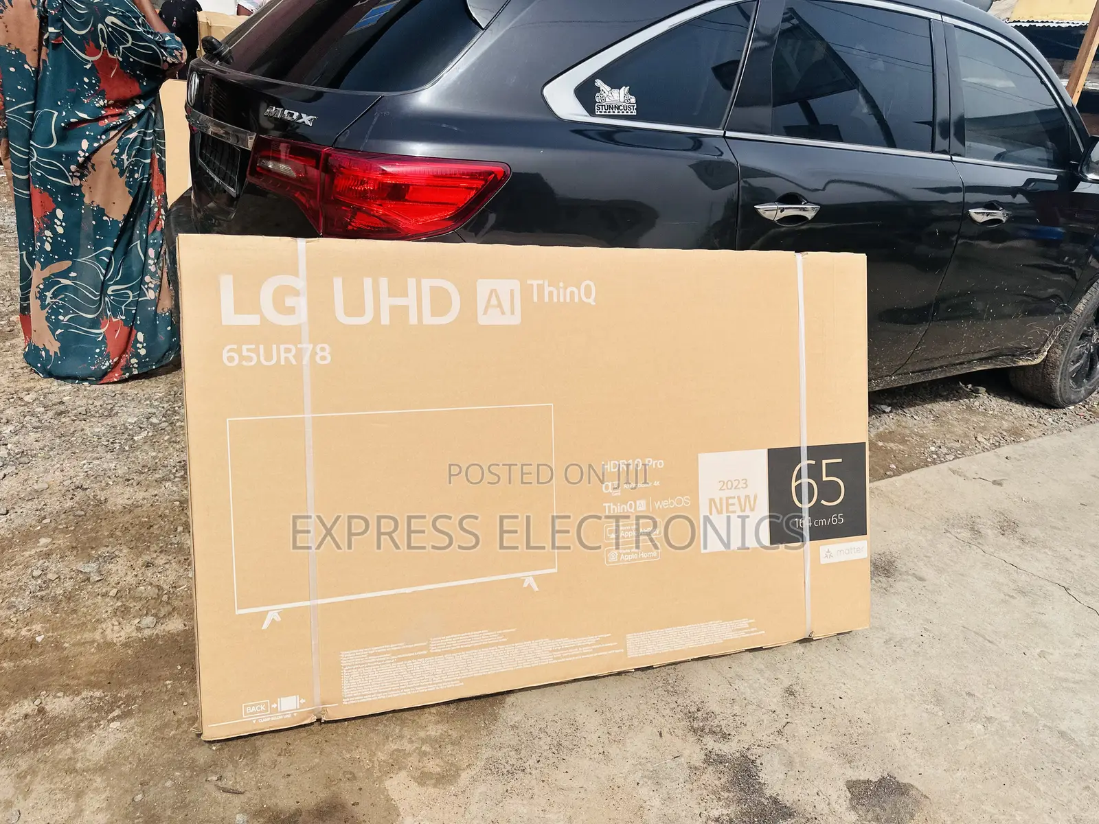 Neatly Sealed in Box  UHD Smart LG 65”UR78