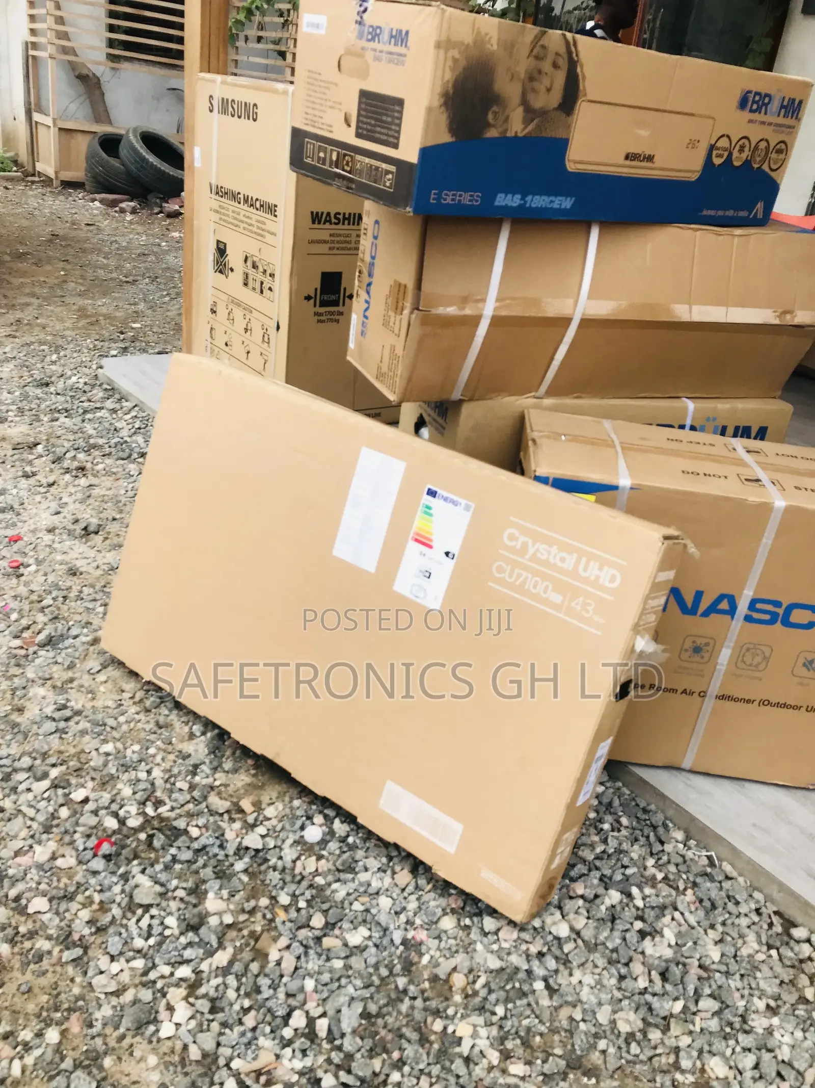 Glossy Smart Samsung Electric Led 43 Inches Cu70 Tv