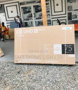 Smart Electric Lg Uhd Glossy Led Ur78 Black 75 Inches Tv
