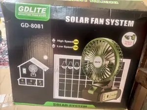 Fan With Solar Light System