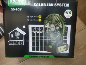 Solar Electric Chargeable Fan