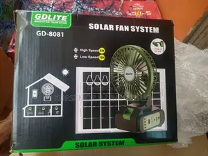 Solar Electric Chargeable Fan