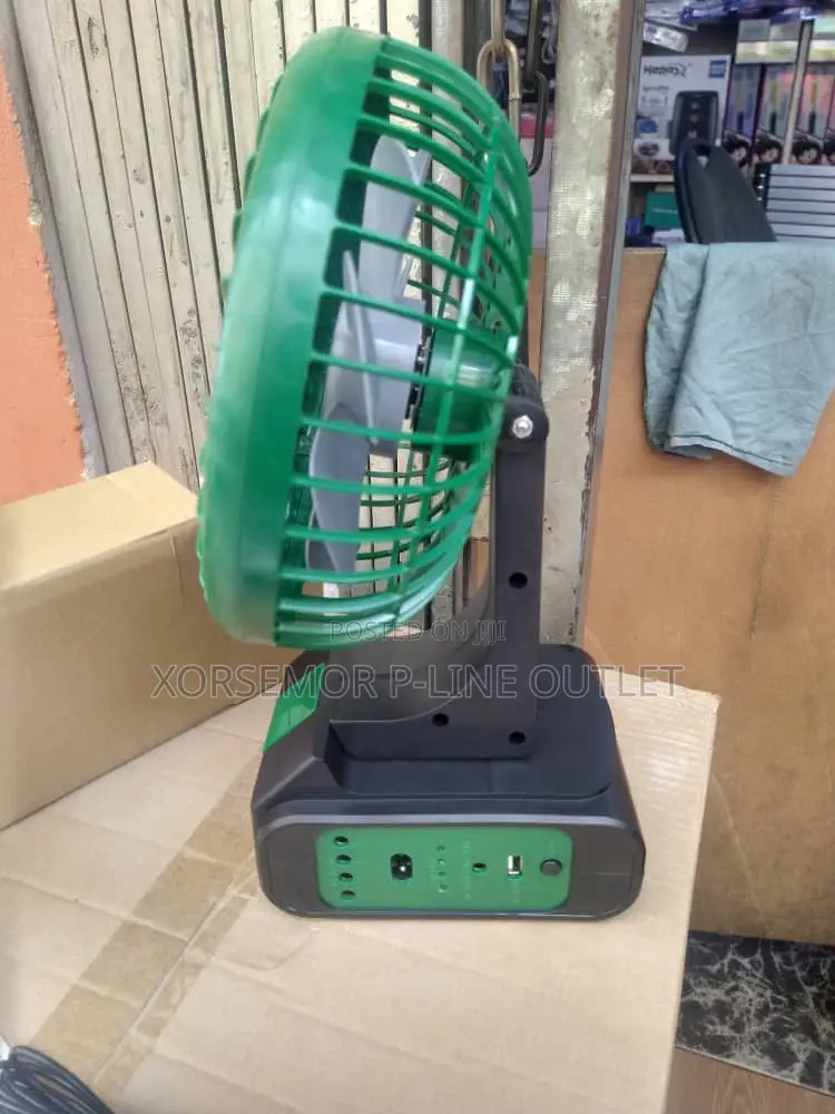 Solar Electric Chargeable Fan