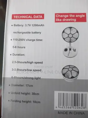 Charge Portable Fan