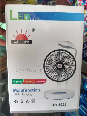 Charge Fan With Led Light