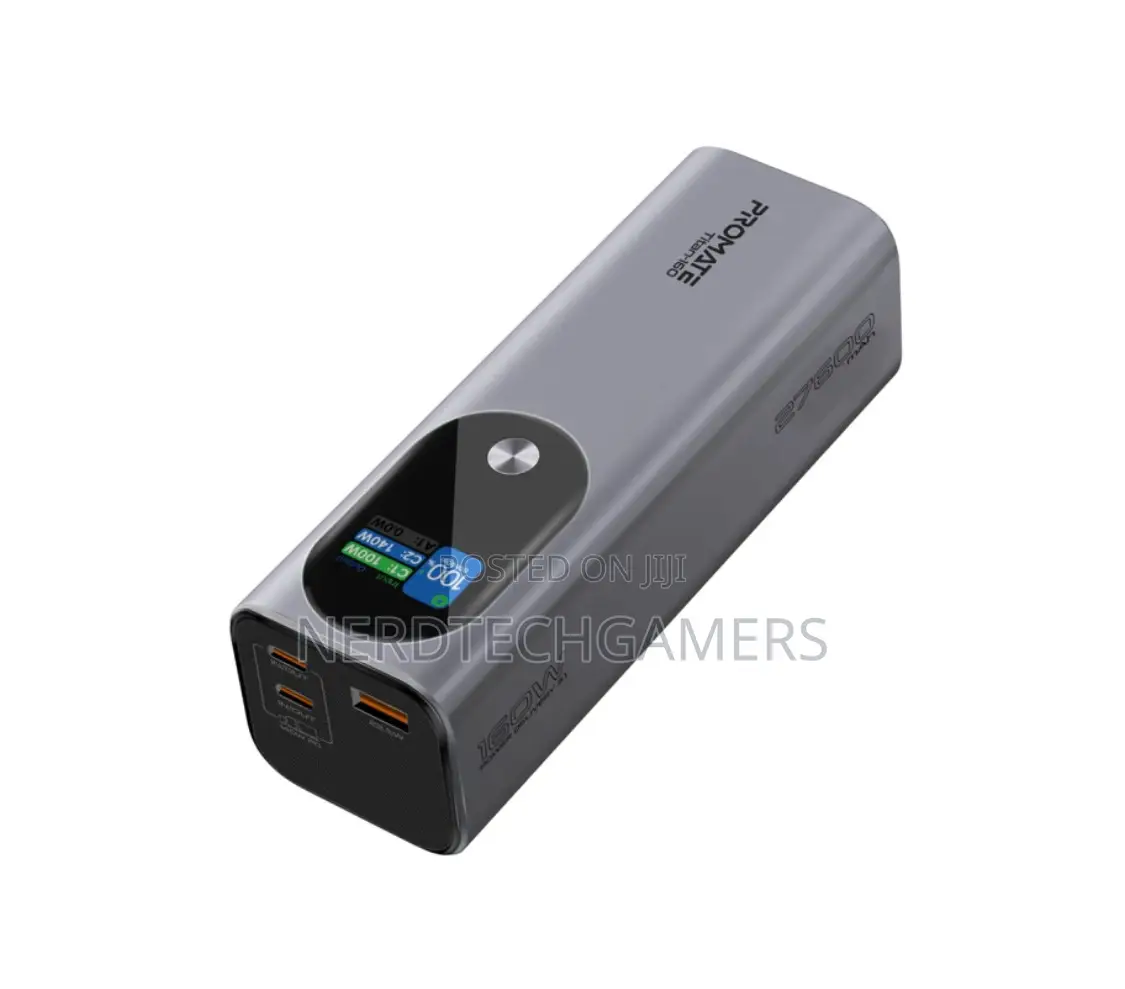 Promate Aluminum Crafted Power Bank 160w