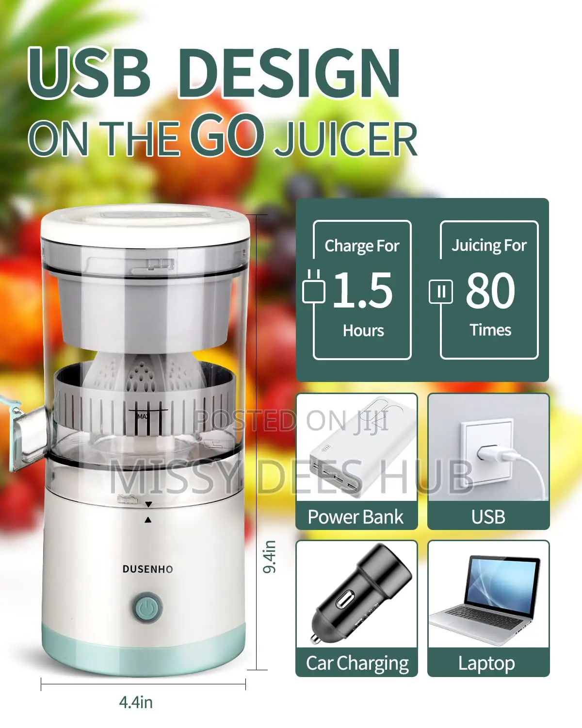 Portable Citrus Juicer