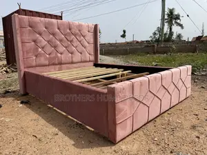 Double Bedframe 54x75 Babypink//Very Durable And Comfortable