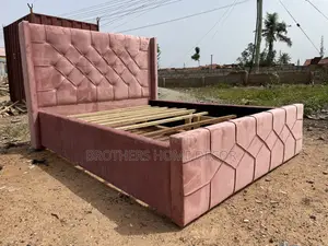 Double Bedframe 54x75 Babypink//Very Durable And Comfortable