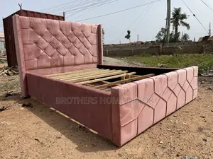 Double 54x75 Bedframe Babypink ( Pink Color)