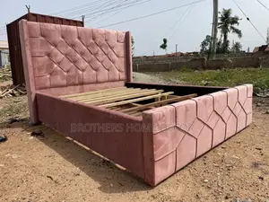 Double 54x75 Bedframe Babypink ( Pink Color)