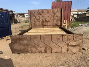 Foreign Double Bedframe 60x80 (Brown Color)