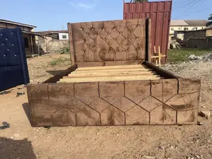 Foreign Double Bedframe 60x80 (Brown Color)