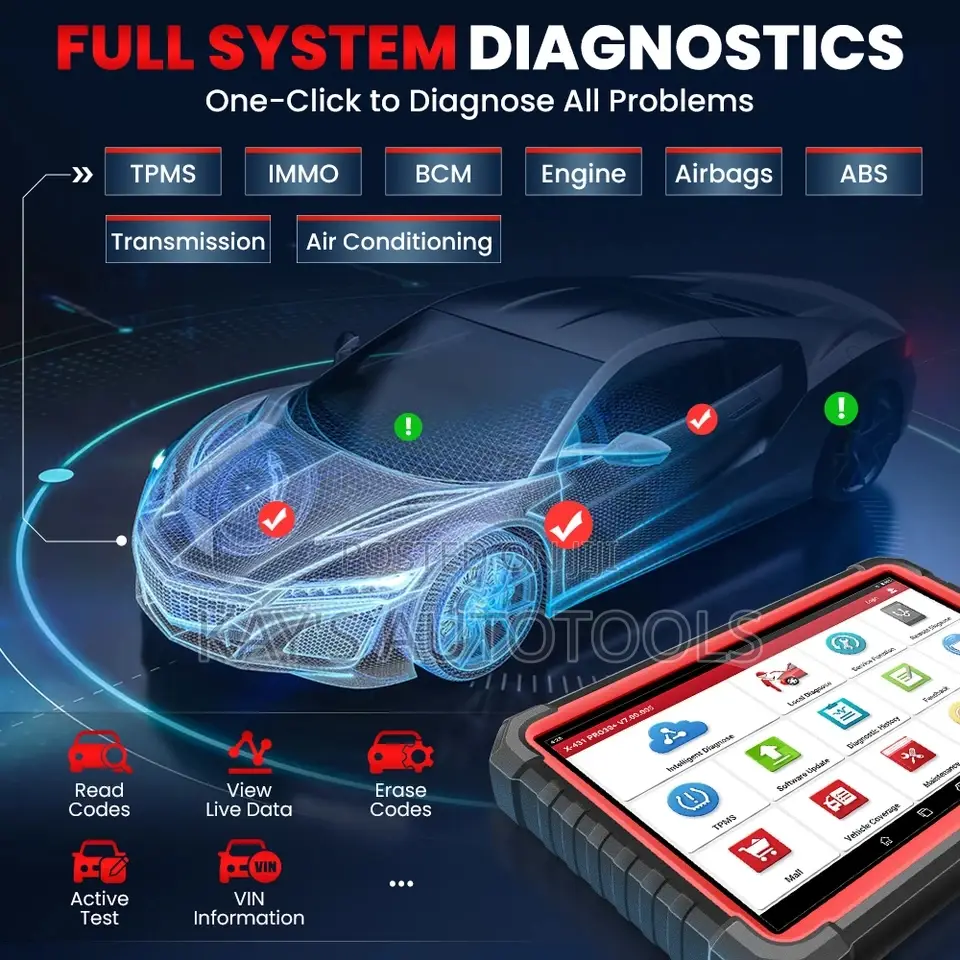 Launch Pro3s+ Professional Car Programmer N Diagnostics Tool