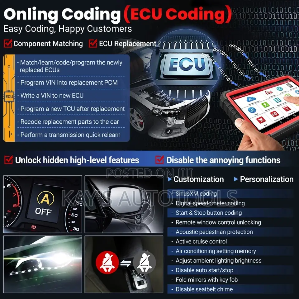 Launch Pro3s+ Professional Car Programmer N Diagnostics Tool