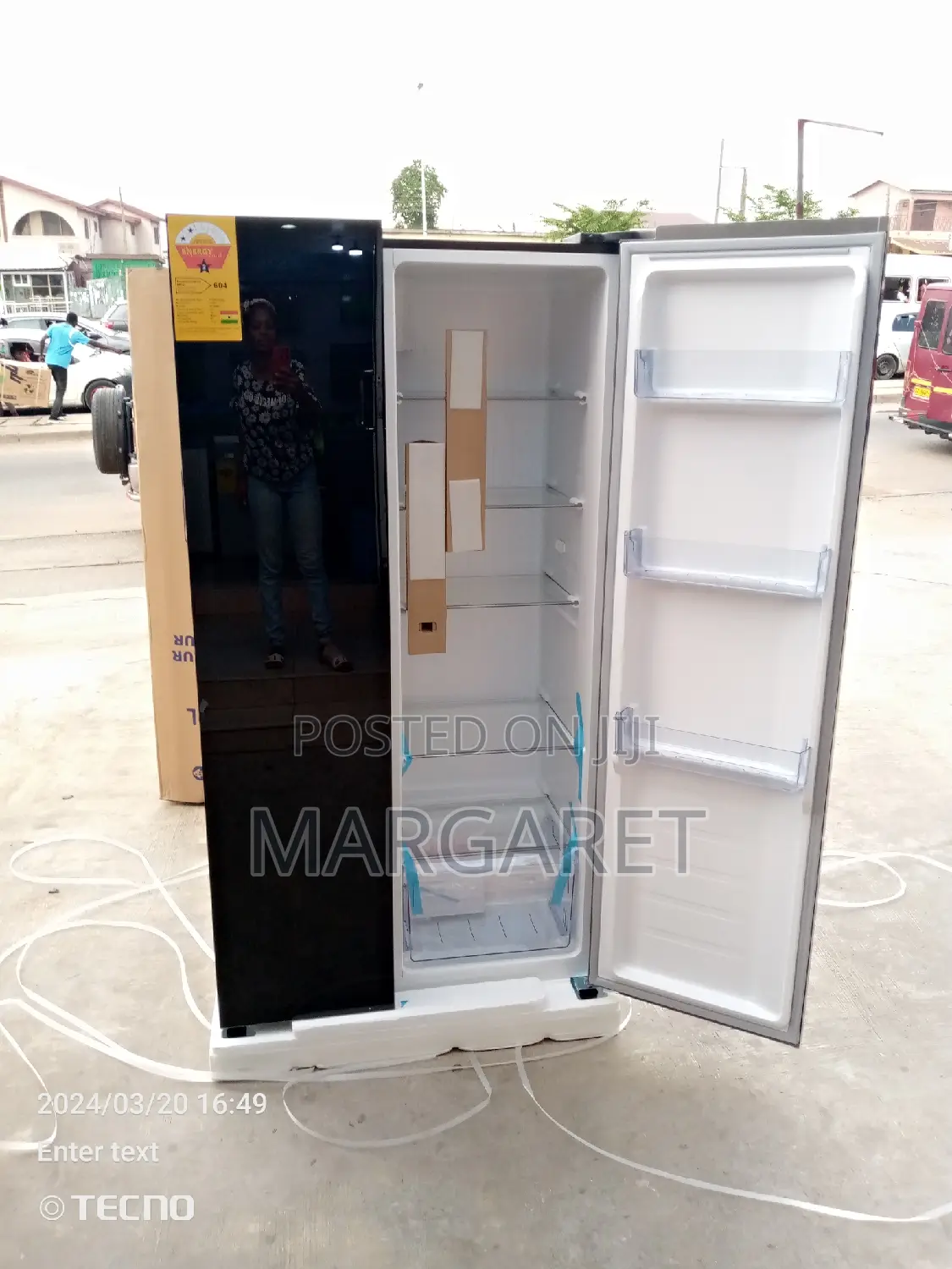 Pearl Side by Side Fridge