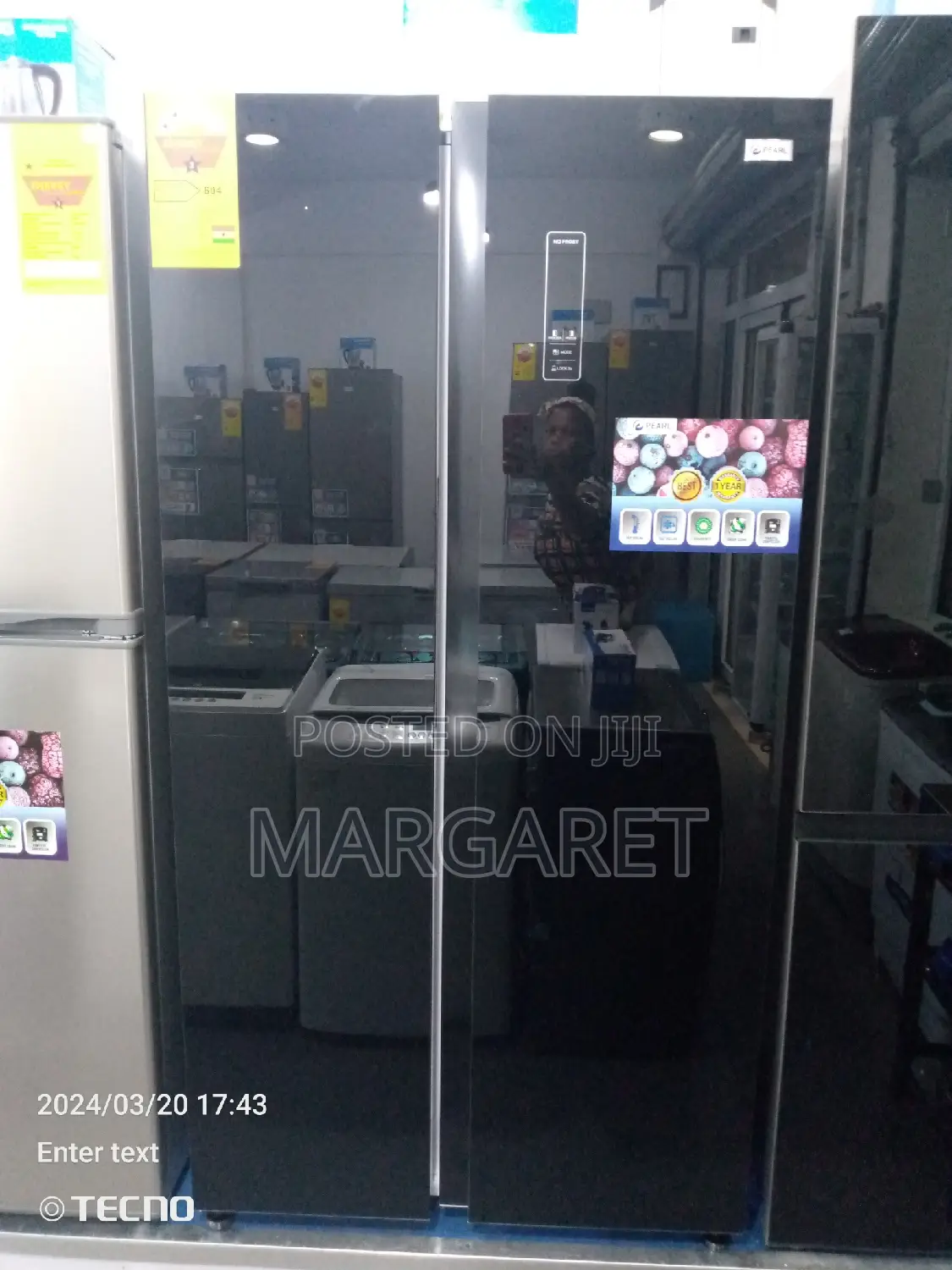 Pearl Side by Side Fridge 435