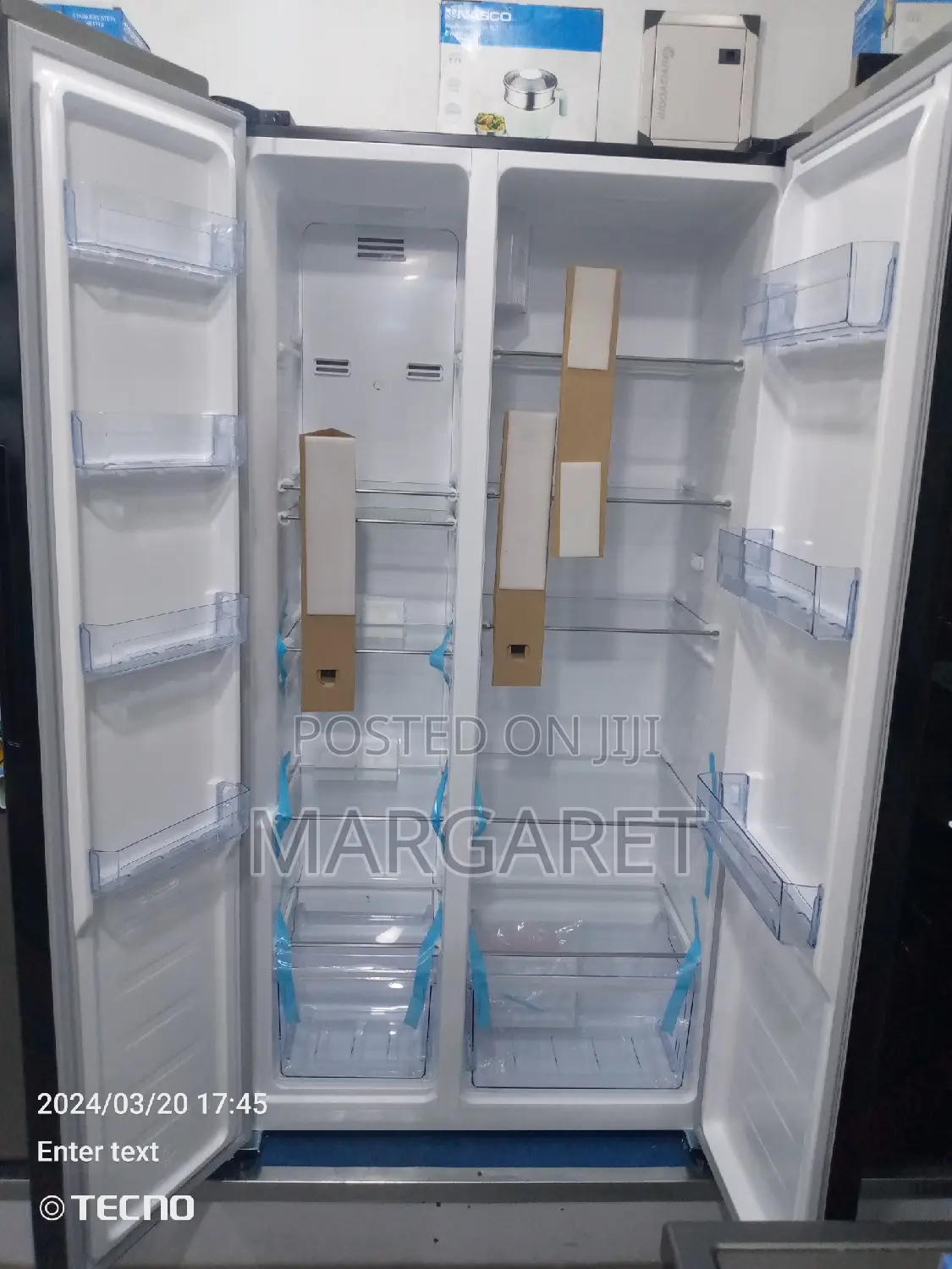 Pearl Side by Side Fridge 435
