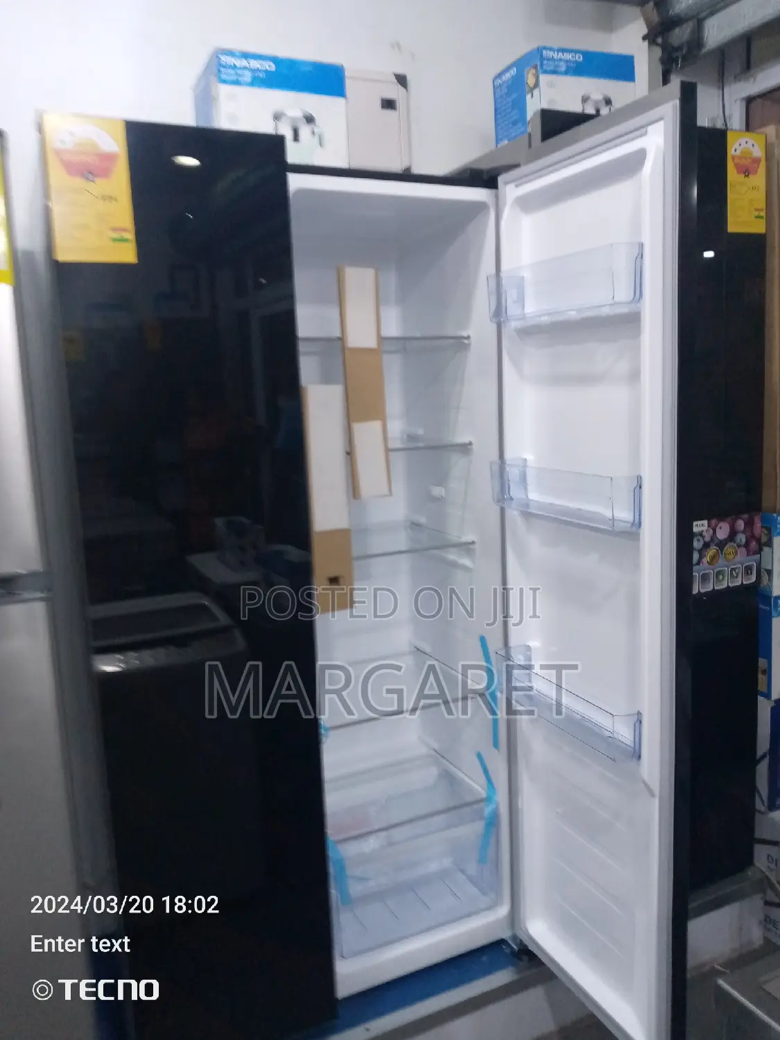 Pearl Side by Side Fridge 435 Littres