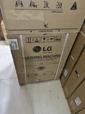 LG Front Load Washing Machine 7kg, White, Inverter DD Motor