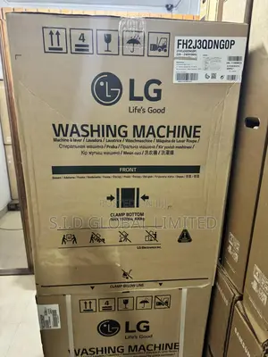 LG Front Load Washing Machine 7kg, White, Inverter DD Motor