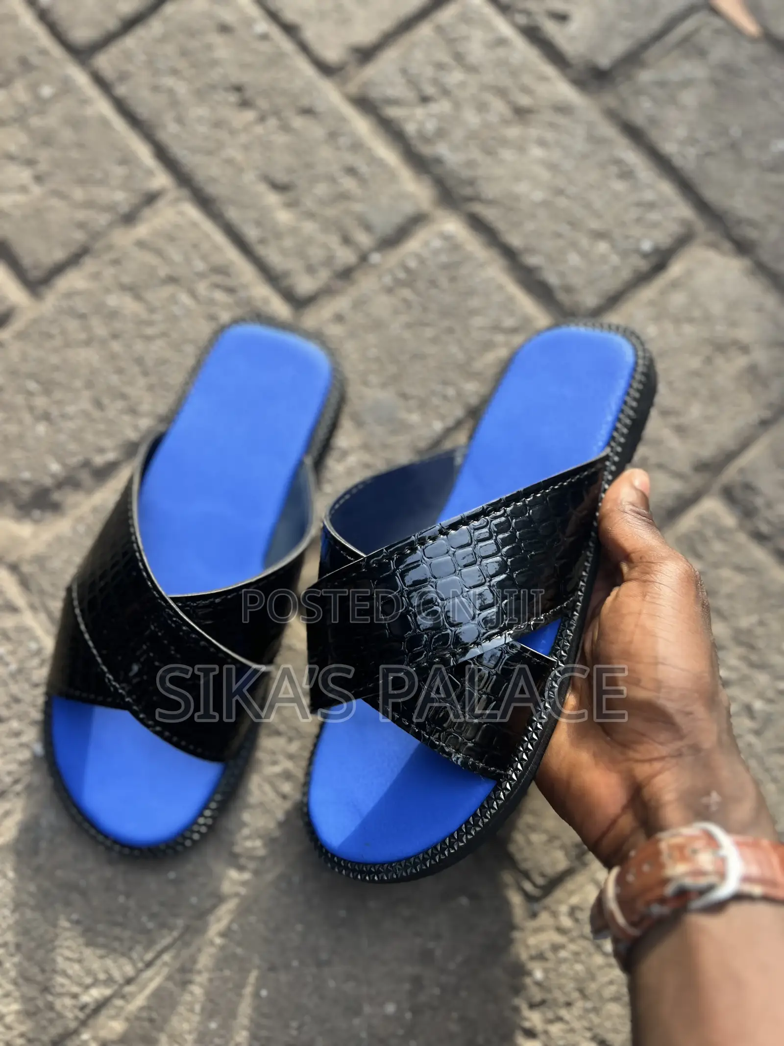 Crocodile Skin Multi Combo Slippers