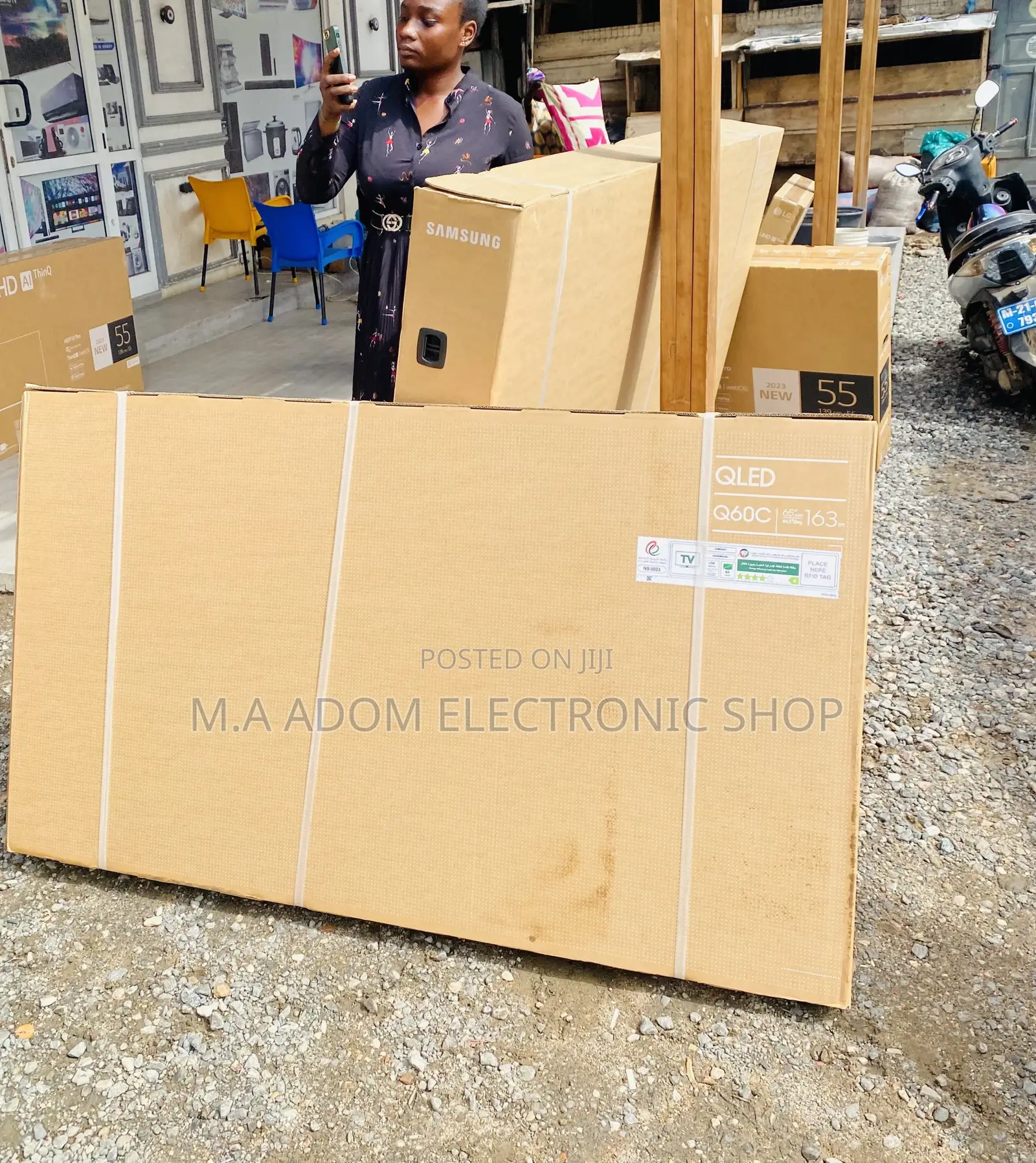 Energy Saving Samsung 65q60c 65 Inch Smart Qled Tv.