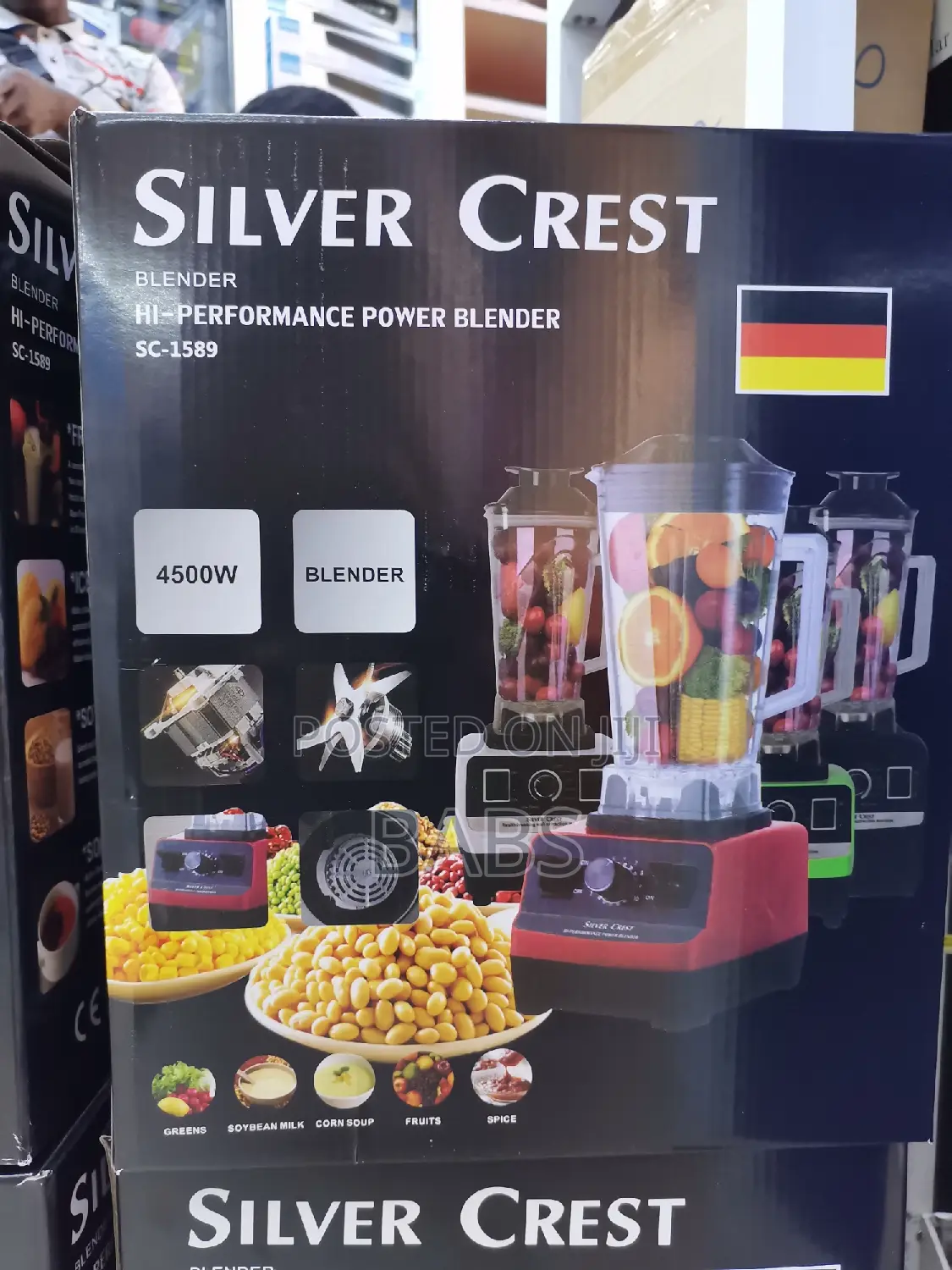 Double Cup Silver Crest High Performance Blender