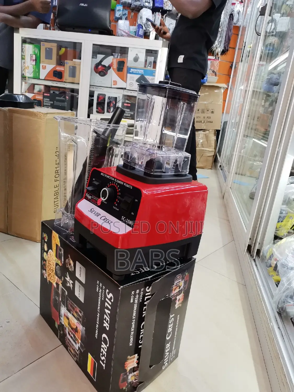 Double Cup Silver Crest High Performance Blender