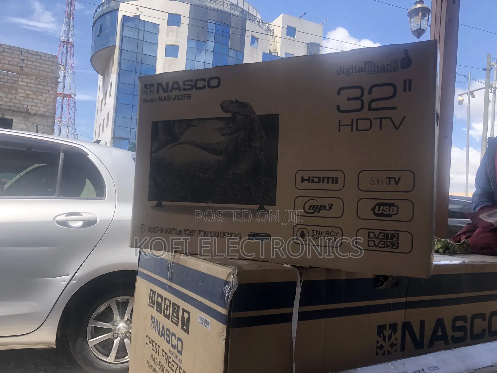 Nasco 32inches Digital Satellite LED TV + Free Wall Mount