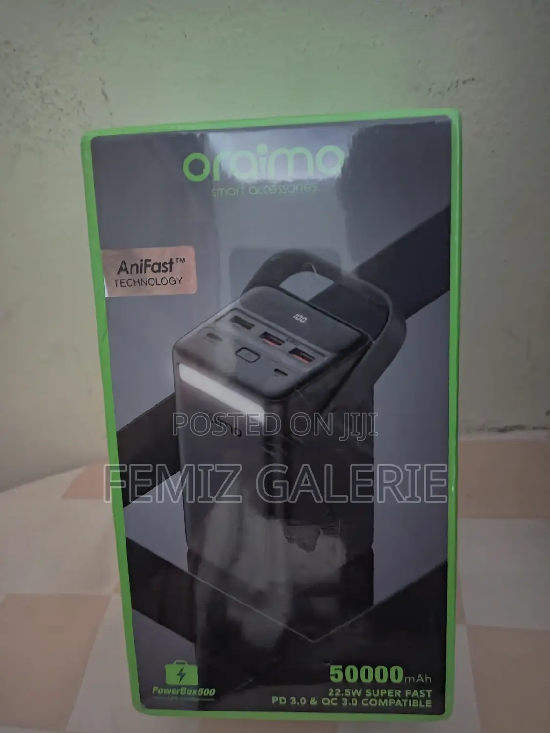 Powerbox 500 50000mah 22.5w Power Bank