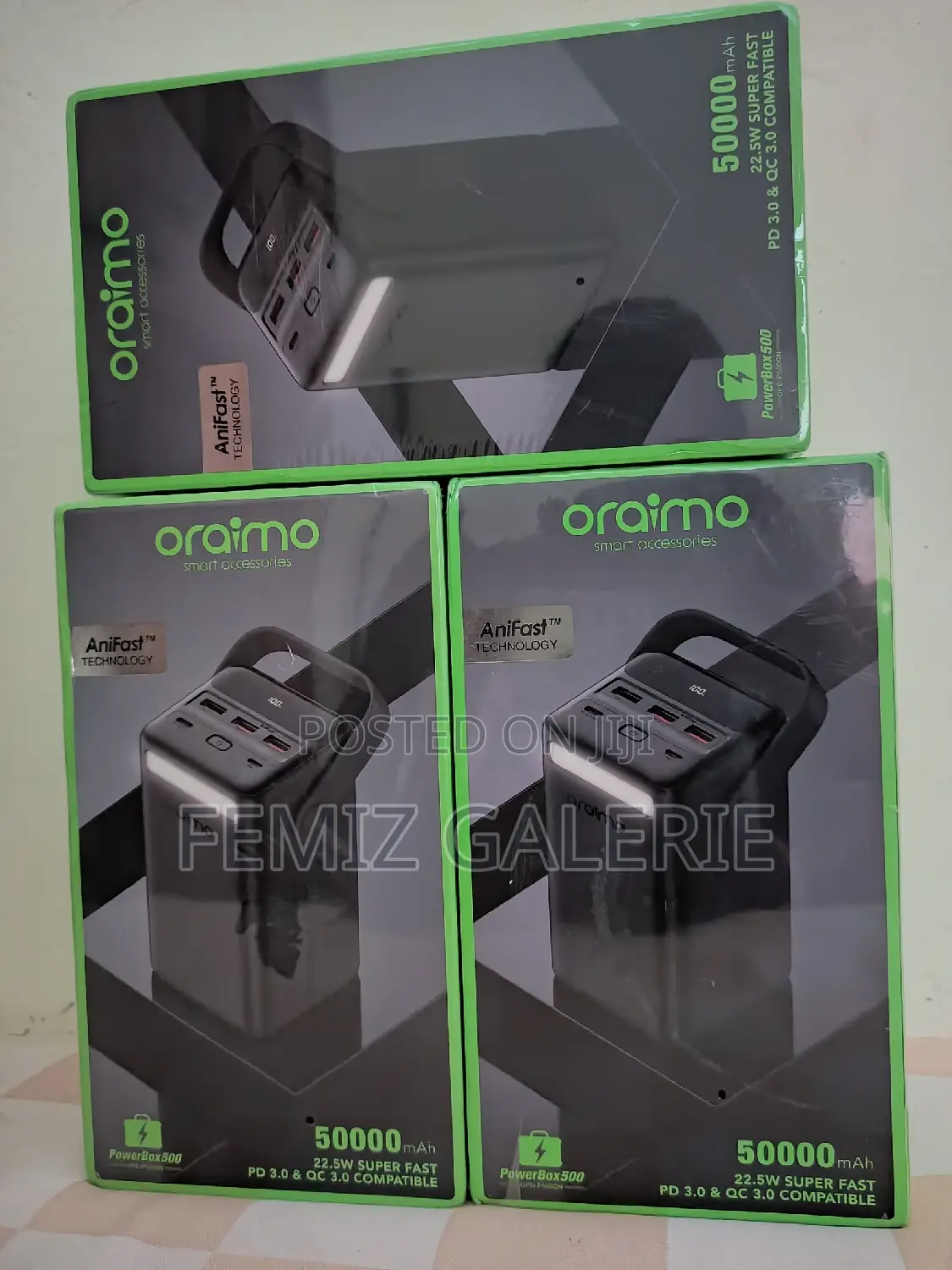 Powerbox 500 50000mah 22.5w Power Bank
