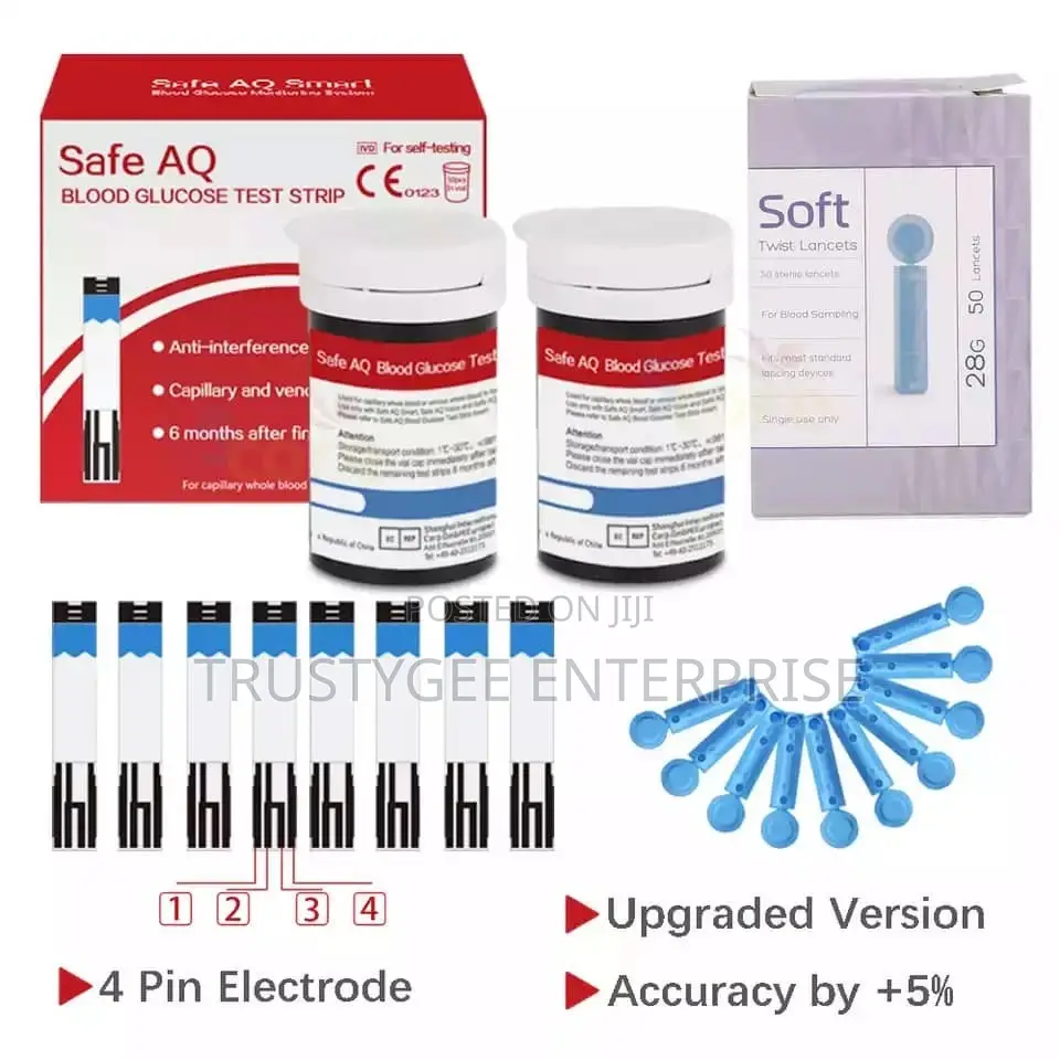 Sinocare Safe Aq Glucometer Strips