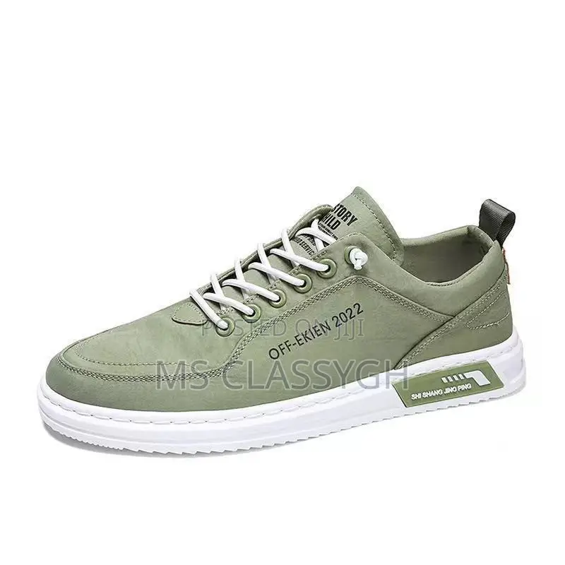 Vulacnized Shoes Breathable Flat Casual Shoes Lace-Up Walkin