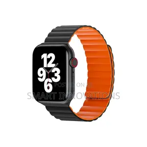 Magnetic Silicone Apple Watch Band, 42/44/45/49 Mm