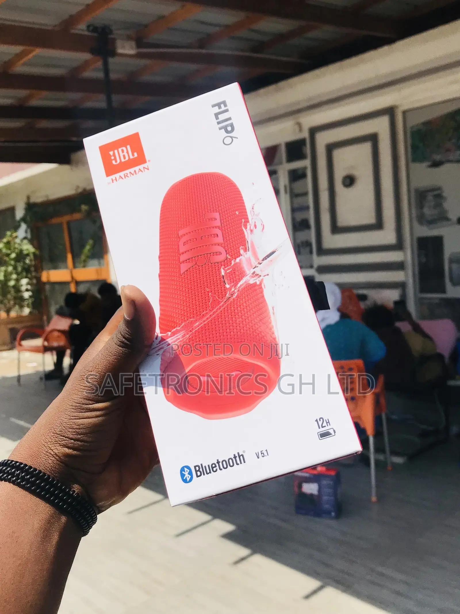 Wireless Bluetooth Red JBL Flip 6 Electric Speaker