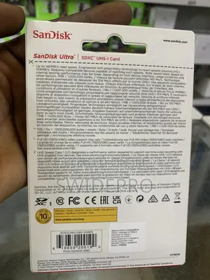 Sandisk 128GB Ultra SDHC UHS-I HD Camera Memory Card 140mb/S