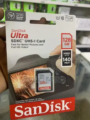Sandisk 128GB Ultra SDHC UHS-I HD Camera Memory Card 140mb/S