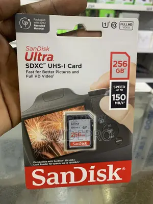 Sandisk 256GB Ultra SDHC UHS-I HD Camera Memory Card 150mb/S