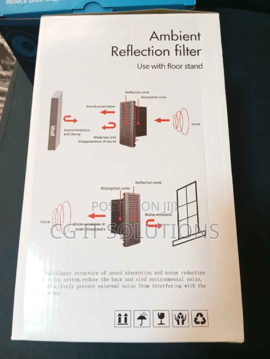 Studio Microphone Isolation Shield