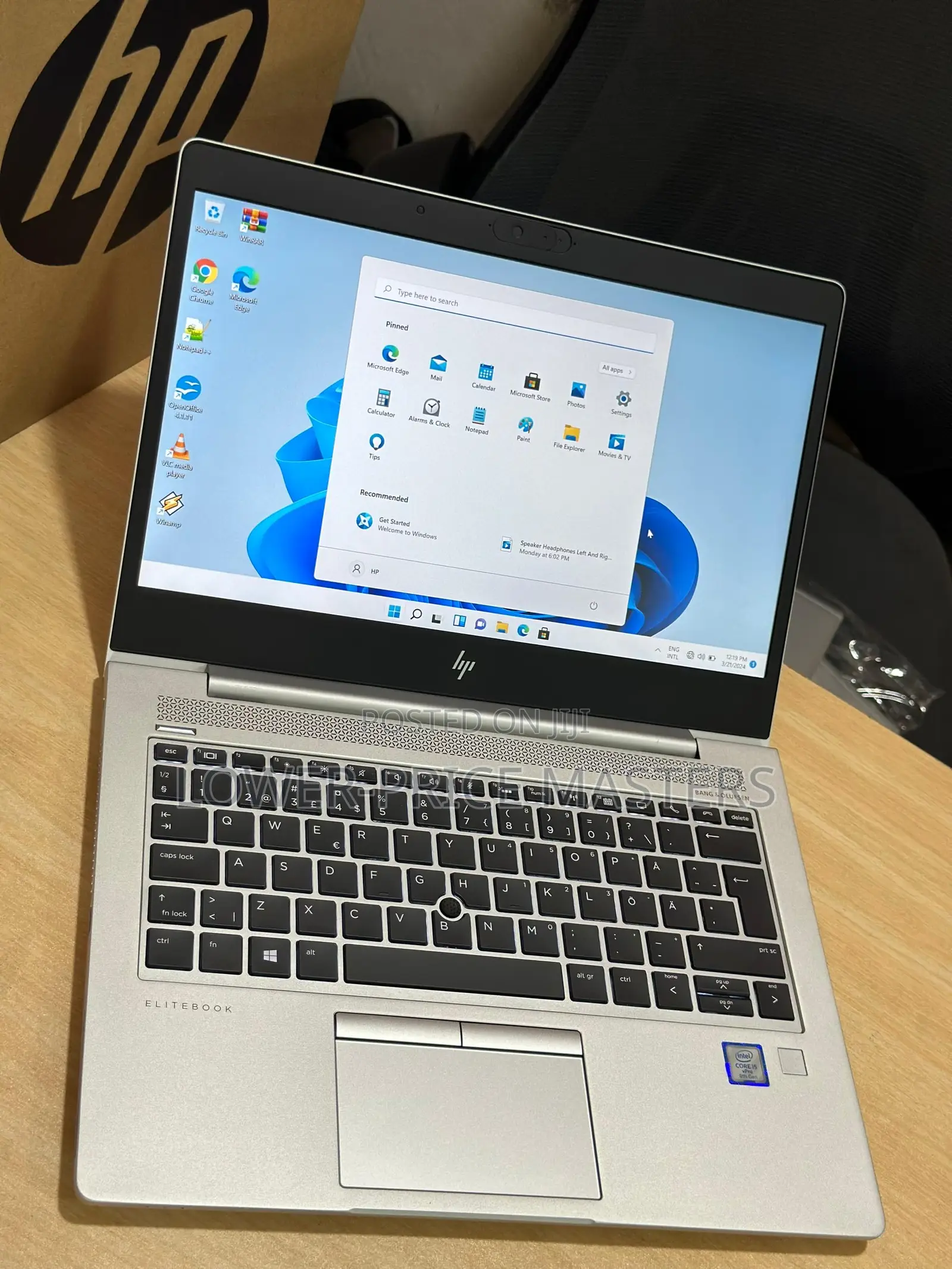 New Laptop HP EliteBook 830 G5 8GB Intel Core I5 SSD 256GB