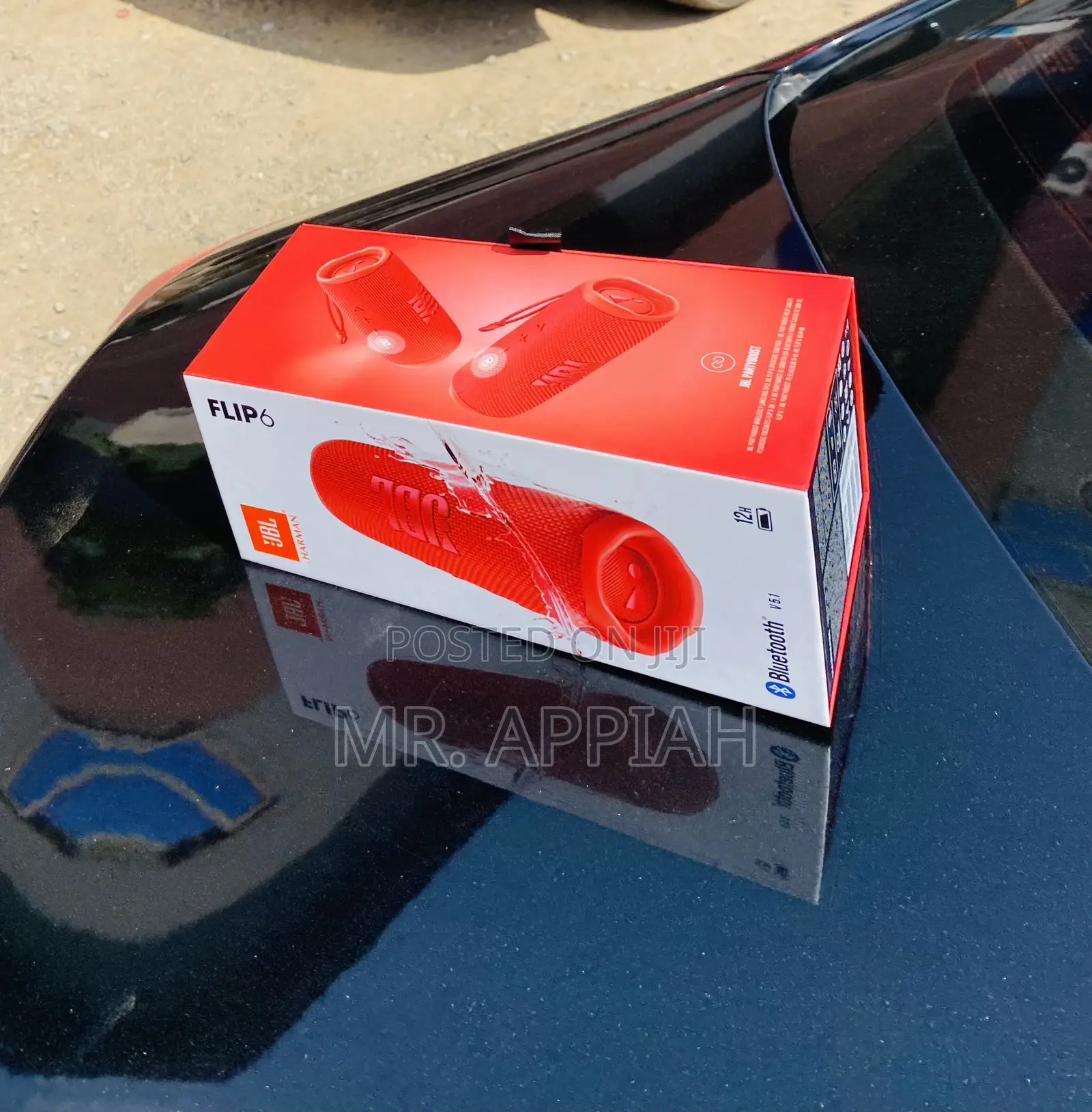 Classic Design JBL Flip 6 Waterproof Bluetooth Speaker,Red