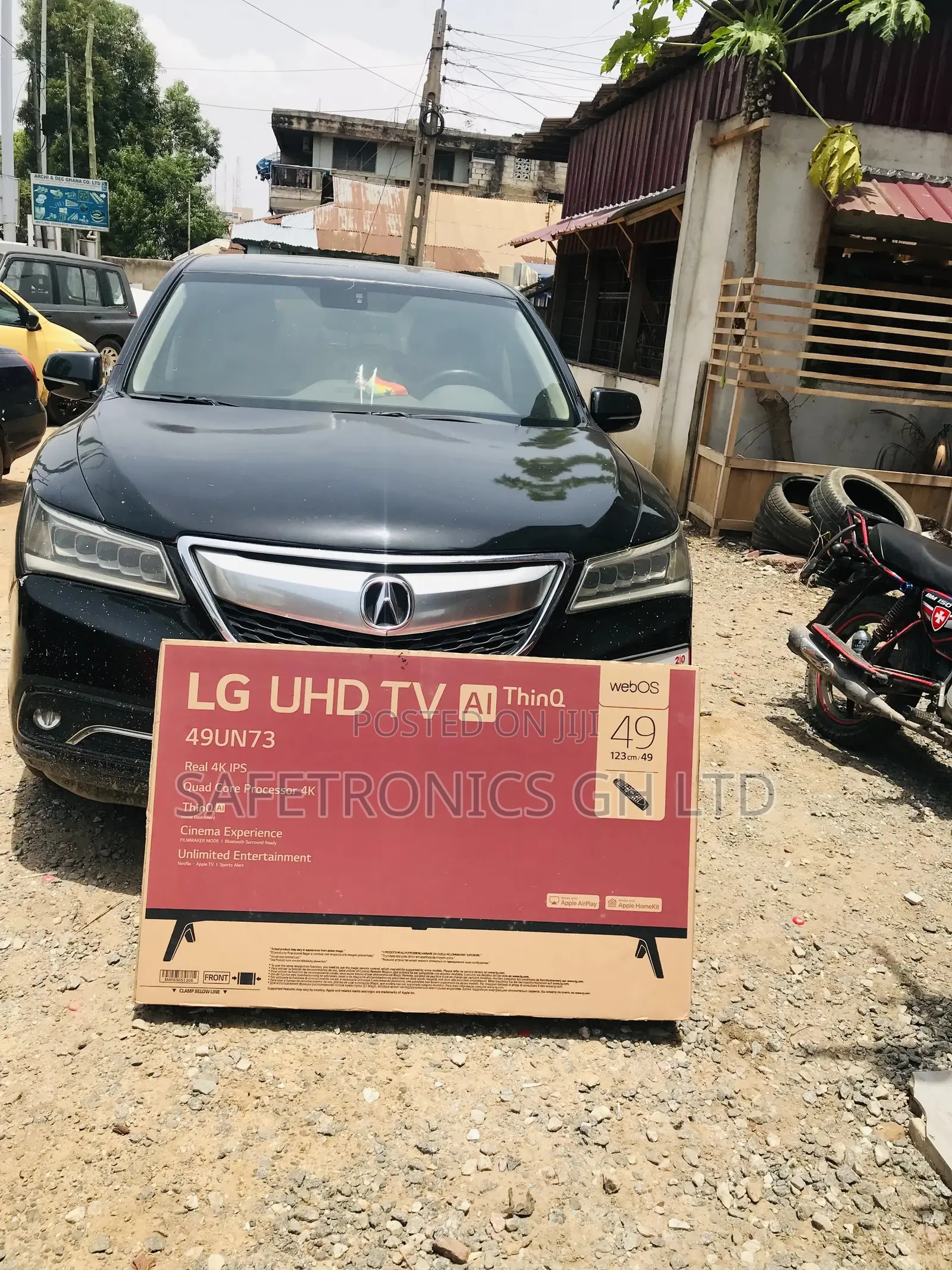 Smart LG Black Electric 49 Inches Glossy Led UN73 Tv