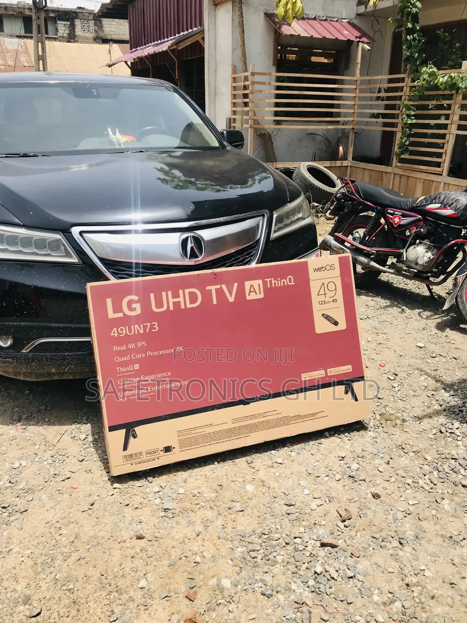  49 Inches Glossy Led Black Electric Lg Smart UHD UN73 Tv