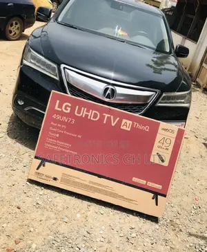 LG Black Electric Smart UHD UN73 Glossy Led 49 Inches Tv