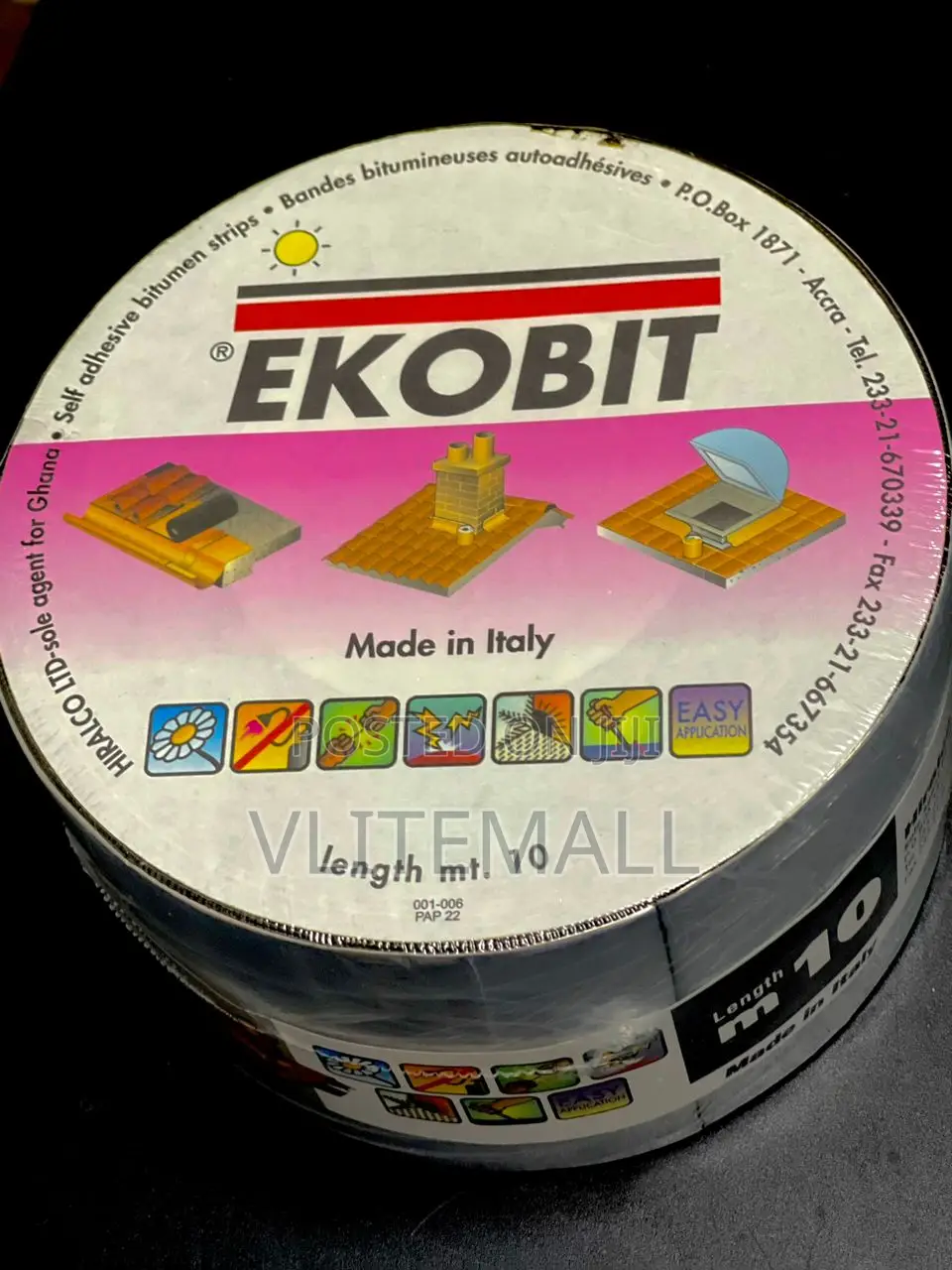 100mm Ekobit Self-Adhensive 4''bitumen Strips